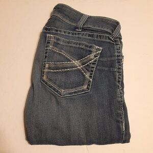 Ariat REAL Mid Rise Stretch Ivy Stackable Straight Leg Jeans 10024300 Size 31S